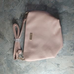 Nwot BCBG Blush pouch w strap
